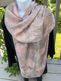 "Floating Hearts" Eco-print Scarf