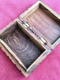 Carved Wooden Box - The Essential Herbal
