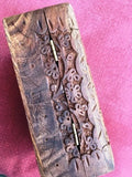 Carved Wooden Box - The Essential Herbal