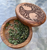 Carved Wooden Herb Grinder