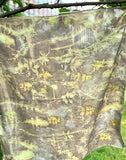 "Bungle in the Jungle" Eco-dyed Silk Scarf