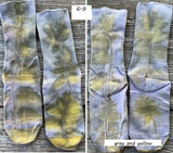 Eco-Dyed and Nature Print Socks