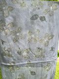 "Spring's Last Bloom" Eco-dyed Silk Scarf