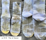 Eco-Dyed and Nature Print Socks