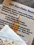 Ingredients of DIY Fire Cider Tonic