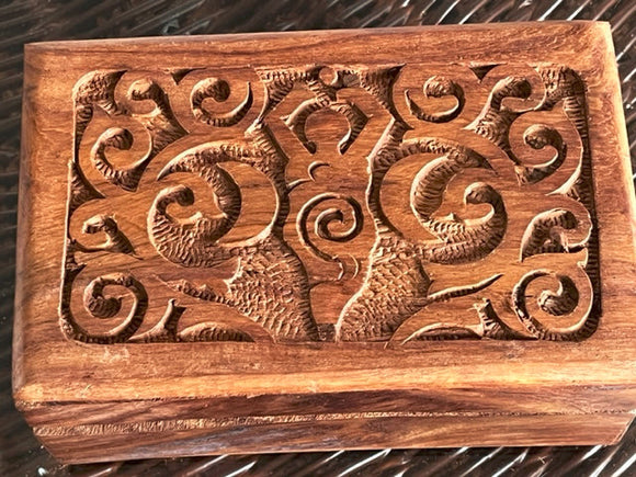 Goddess of Earth Wooden Carved 4x6' Box – My Magic Place Shop