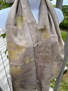 "Melange" Eco-print scarf