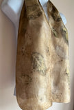 "Persimmon Champagne" Eco-print Scarf